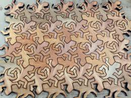The squares meet with no overlapping and can be extended on a surface forever. Next Generation Cheese Boards 11 Mc Escher Tessellations By Degoose Lumberjocks Com Woodworking Community