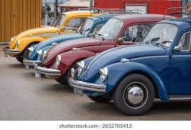 Image result for Dark Blue 1949 Beetle