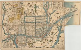 The following year, japan opened its borders to the united states and then to the rest of the world in 1858. Anon 1847 Japanese Pocket Map Osaka Japan This Late Edo Period Map Depicts The City Of Os