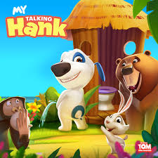 Omg Talking Hank Is So Cheeky He Really Needs Your Help Little Kitties Follow The Link In My Bio And Download His App My Talking Tom Angela Kid Room Decor