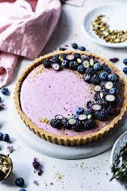 No Bake Blackberry Cheesecake Plum Blackberry Cheesecake Cheesecake Tart Baking