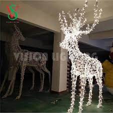 Turn the outside of your home into a winter wonderland, and show santa you're waiting for him with stunning outdoor reindeer decorations. China Large Animal Led Reindeer Lights For Outdoor Christmas Decorations China Garden Decoration And Decorative Lights Price