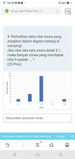Nilai siswa tersebut adalah … a. Perhatikan Data Nilai Siswa Yang Di Sajikan Dalam Diagram Batang Di Bawah Ini Jika Nilai Rata Rata Brainly Co Id