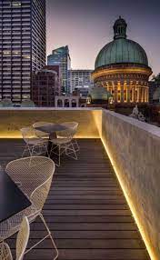 20 Stunning Rooftop Deck Lighting Ideas For Outdoor Living Rooftop Terrace Design Deck Lighting Rooftop Deck