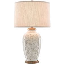 French Provenance Table Lamp White Crackle Glaze 640 Liked On Polyvore Featuring Home Lighting Ta Traditional Table Lamps French Table Lamp Table Lamp