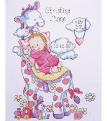 Would look stunning in any nursery. Free Giraffe Cross Stitch Pattern To Download Baby Cross Stitch Kits Birth Sampler Cross Stitch Cross Stitch