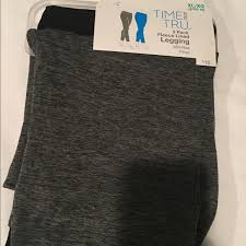 2 10 Or 1 6 Time And Tru Fleece Lined Leggings