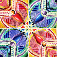 Symmetrical Balance Art Ed Central Prisma Color Pencils Balance Art Middle School Art High School Art Projects