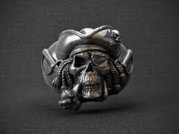 Ring Pirat 3d Print Model Jewelry Model Pirate Jewelry 3d Jewelry