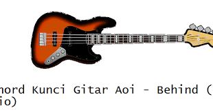 Chord Kunci Gitar Aoi Behind Feat Vio Calonpintar Com