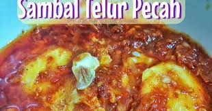 Sambal telur hancur yang sedap makan dengan nasi. Dari Dapur Aida Sambal Telur Pecah