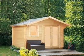 Gartenhaus 360x300cm Holzhaus Bausatz Modern Gartenlaube Doppeltur Vom Sauna Fachhandler