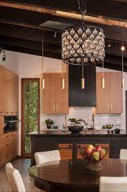 Mid Century Modern Asian Inspired Kitchen Remodel Modern Kitchen Hood Mid Century Modern Kitchen Cabinets Modern Kitchen Vaulted Ceiling