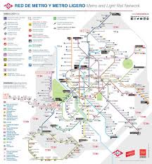 System consists of 16 lines including metro light (ml) lines which work as a feeding system for the metro. Madrid Metro Map Madrid Metro Map