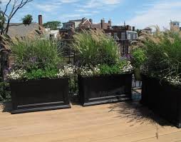 Black Wooden Planter Boxes Interesting Ideas For Home Large Outdoor Planters Outdoor Planters Traditional Landscape