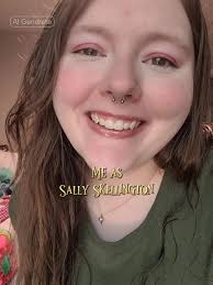 HERES A REAL JUMP SCARE FOR YA. This filter did me so dirty I'm about to  throw up. #sallyskellington #efeitohalloween #CapCut