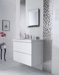 Mosaïque mauve en frise entre carrelage noir. Bathroom Tile 34 Ideas With Beautiful Mosaic A Spicy Boy