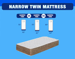 The minimum room size for a twin bed to fit naturally is 7 x 9 feet. Narrow Twin Mattress All Sizes Of Narrow Twin Available Usa Made