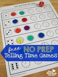 No Prep Telling Time Games Free Telling Time Games Math Time Time Games