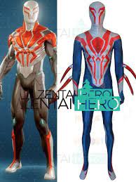 Like a stark suit, it's got the technological works, from a hud to explosive tracers and drones. All New Spider Man 2099 White Suit Ps4 Games Cosplay Costume 19082303 69 99 Halloween Superhero Costumes Fancy Dress Costumes