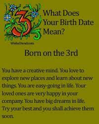 The definition of dating shows us that there's a difference between dating someone and just dating. What Does Your Birth Date Mean Born On The 3rd Dating Meaning Numerology Birth