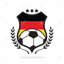Es weist die farben der flagge deutschlands auf. Deutschland Nationalflagge Fussball Wappen Ein Logo Art Illustration Lizenzfrei Nutzbare Vektorgrafiken Clip Arts Illustrationen Image 90254468