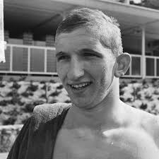 Zwemmen Nederland tegen Duitsland te Brunssum, Chris van Lint (kop),  Bestanddeelnr 917-8830