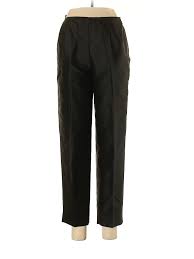 Details About Talbots Women Black Silk Pants 8 Petite