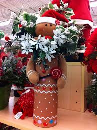 Gingerbread Holiday Arrangement A C Moore Shrewsbury Nj Gingerbread Crafts Gingerbread Man Decorations Gingerbread Holiday