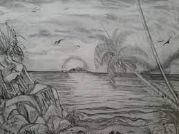 Bring dramatic black and white sunrise and sunset photographs home by displaying prints of them in the form of premium posters, art prints, and canvas art. Island Sunset 2 Drawing By Riaz Ali Saatchi Art