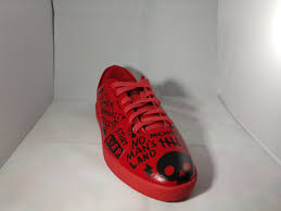 Black And Red Designer Sneakers Triesti Shoes Designer Sneakers Red Sneakers Sneakers