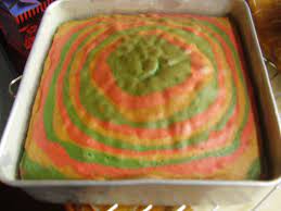 1 s/k serbuk penaik * (bahan * diayak bersama) 200 gm gula kastor. Resepi Kek Pelangi Bakar Galeri Resepi