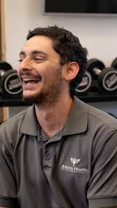 🌟 Meet Marc Bruneau, Atkins Health Physiotherapist! 🌟⁣ ⁣ Marc Bruneau  brings extensive expertise in physiotherapy, specialising in chronic  disease management, neurological conditions, disability, and athlete  rehabilitation. With a passion for empowering