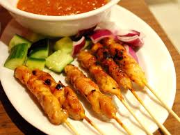 Here we serve seasoned marinated steak with a spicy peanut sauce for dipping. Satay Ayam Recipe Indonesian Chicken Skewers With Peanut Sauce Whats4eats