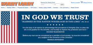 The gift card is the handy point that you can bring while going shopping. Hobby Lobby Website Proudly Displays Jefferson Quote That Actually Came From Madison And Completely Contradicts Scotus Ruling Huffpost