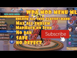 Wifi wps unlocker apk mod apk v 2.3.3 (unlocked) features: Wpa Mods Unlock All Skin Rank Working Mobile Legends Mighty Heckerr Youtube