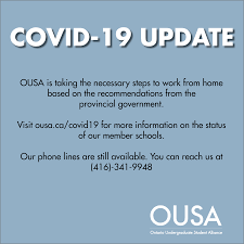 Updated summary tab that highlights provincial. Covid 19 Update Ousa