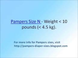Pampers Size Chart By Weight Youtube