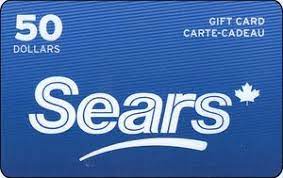Sears gift card where can it be used. Gift Card 50 Sears Card Sears Canada Sears Col Ca Sears 034 050b