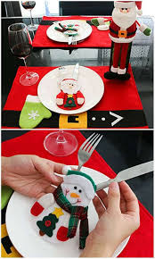 25 Superbes Tables Decorees Pour Le Repas De Noel Personnages De Noel Personnage De Noel Noel Bricolage Decoration