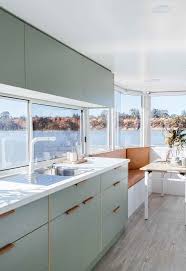 20 Kitchen Cabinet Colour Ideas To Try In Your Home Houseboat Living Kitchen Cabinet Colors Floating House