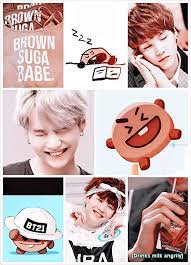 Nur us$21.99, kaufen sie für kpop bts bt21 tata shooky rj suga cooky jimin bett plüsch kissen puppe bei banggood.com. Bt21 Bts Aesthetics Suga Shooky Army S Amino