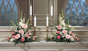 Pin By Anna Grady On Wedding Ideas Church Flower Arrangements Large Flower Arrangements Church Flowers