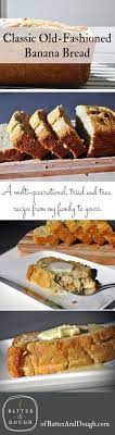 Classic One Bowl Banana Bread Recipe Of Batter And Dough Recipe Banana Bread Recipes Easy Baking Recipes Recipes