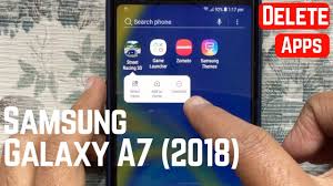 To delete an android app with device administrator permission on the phone, you need to firstly deactivate it from the samsung phone device administrator list. Samsung Galaxy A7 2018 Uninstall Delete Removing Apps Youtube