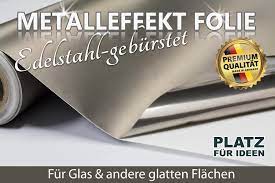 Echt, fühlbar, robust, wasserfest, pflegeleicht. Selbstklebende Edelstahlfolie Geburstet Gunstig Online Kaufen Ifoha