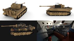 Panzer Tiger Tank Late 1944 V1 With Interior Tank Tiger Panzer Late Tiger Tank Tank Tiger