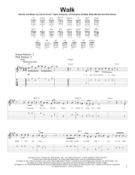 Apologies for just a portion of this song. Walk Foo Fighters Noten Cascha Com