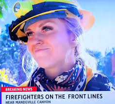 Female Firefighter in California