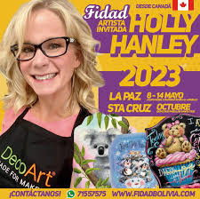 hollyhanleyartist , la talentosa artista canadiense 🇨🇦 será parte de  FIDAD 2023! 🧸 La Reina de los Ositos llegará para mostrarte y enseñarte su  talento en pintura 🎨🖌️ ¡Esta es una oportunidad